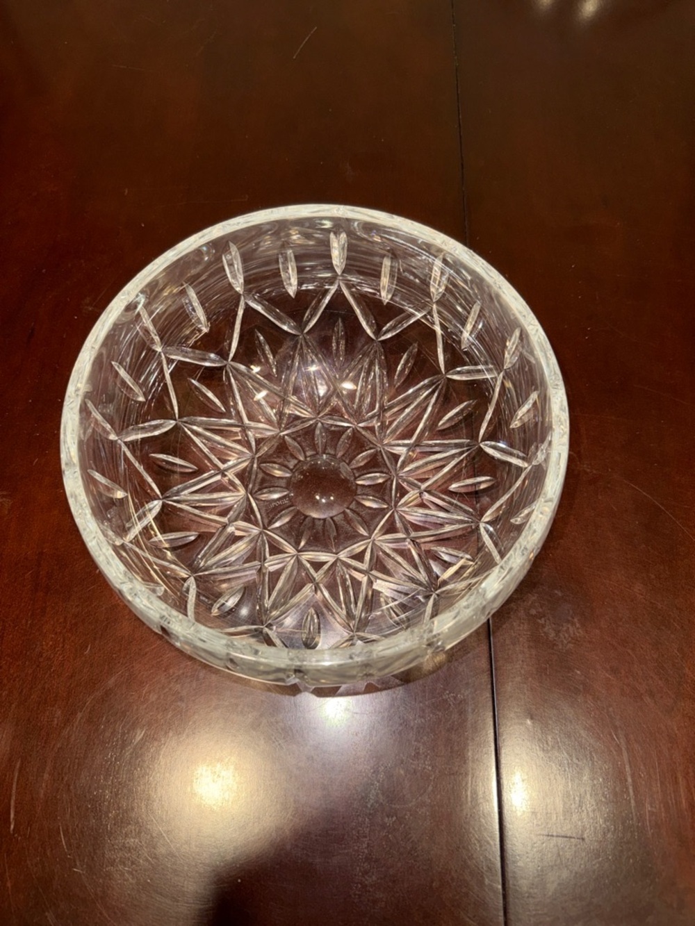 Brock Crystal Patterned Bowl Vintage